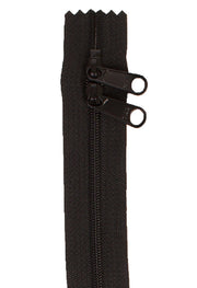 Black 40 Inch Handbag Zipper with Double Slide from ByAnnie