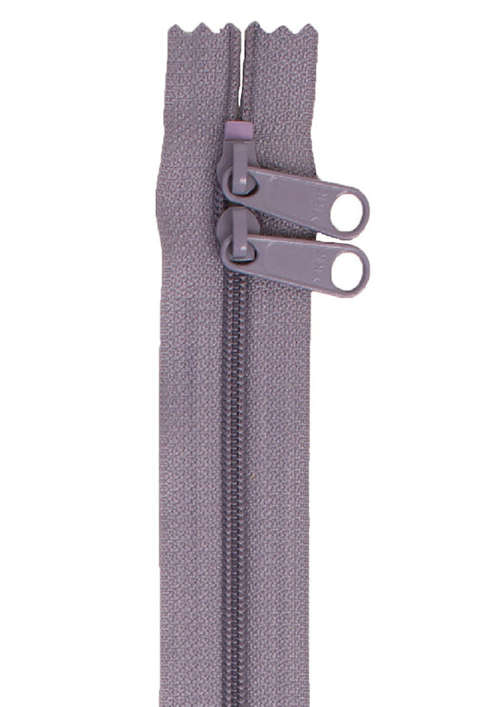 Gunmetal 40 Inch Handbag Zipper with Double Slide from ByAnnie