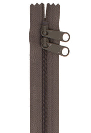 Slate Gray 40 Inch Handbag Zipper with Double Slide from ByAnnie
