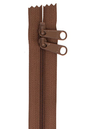 Seal Brown 40 Inch Handbag Zipper with Double Slide from ByAnnie