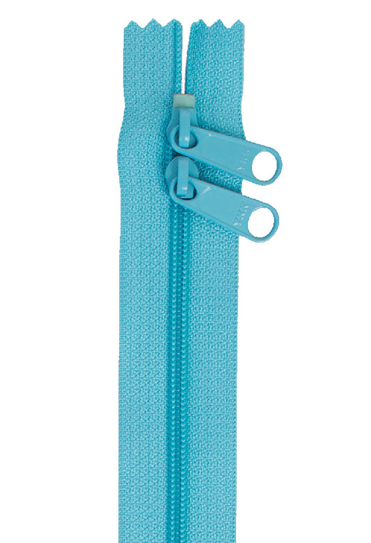 Parrot Blue 40 Inch Handbag Zipper with Double Slide from ByAnnie