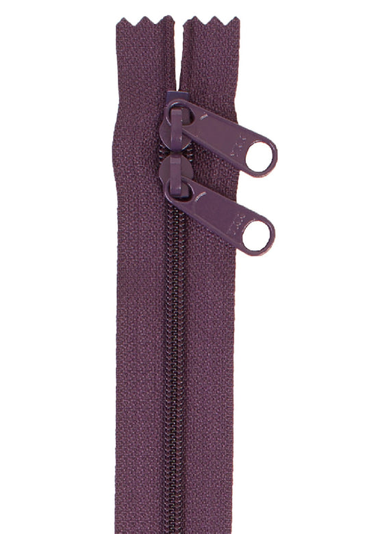 Eggplant 40 Inch Handbag Zipper with Double Slide from ByAnnie