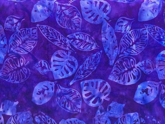 Purple Batik Fabric Bundle - 10 High Quality Cotton Quilt Fabrics | Choose Your Cut