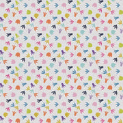 Jurassic Joyrides Ditsy Footprints - Pink from the Jurassic Joyful Collection by Paintbrush Studios - 100% Cotton