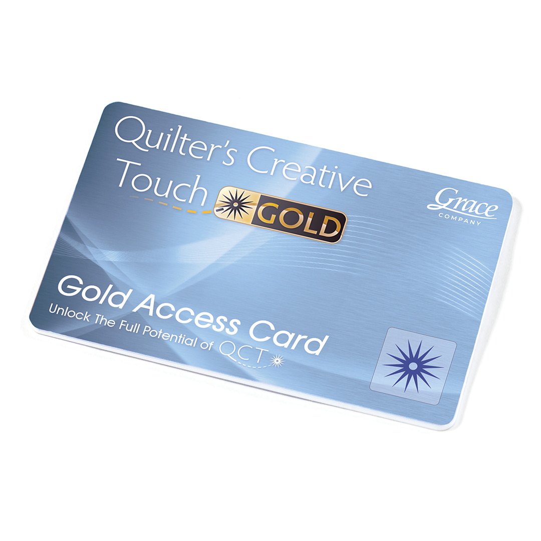 QuiltMotion QCT Gold 365 Days of Gold Access - Requires Prior QCT Pro Installation - For Q'nique Longarms