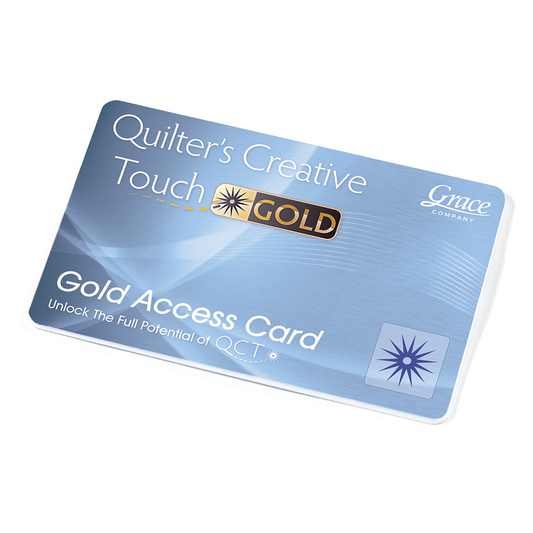 QuiltMotion QCT Gold 365 Days of Gold Access - Requires Prior QCT Pro Installation - For Q'nique Longarms