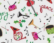 Joyful Sounds in Multi from the Most Wonderful Time of the Year Collection by Jane Dixon for Michael Miller Fabrics- 100% Cotton