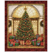 Christmas Tree Panel 36" by 43"  from the Wonderful Christmastime Collection by ©Morris Creative Group for QT Fabrics - 100% Cotton