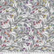 Tula Pink Graywork Preorder -108" Backing Fabric - Best Buds in Fog