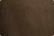MINKY – 90” Extra Wide  C390 BROWN Smooth Cuddle From Shannon Fabrics
