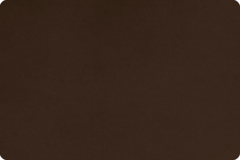 MINKY – 90” Extra Wide  C390 COFFEE Smooth Cuddle From Shannon Fabrics