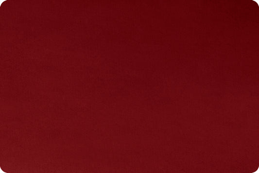 MINKY – 90” Extra Wide  C390 CRIMSON Smooth Cuddle From Shannon Fabrics