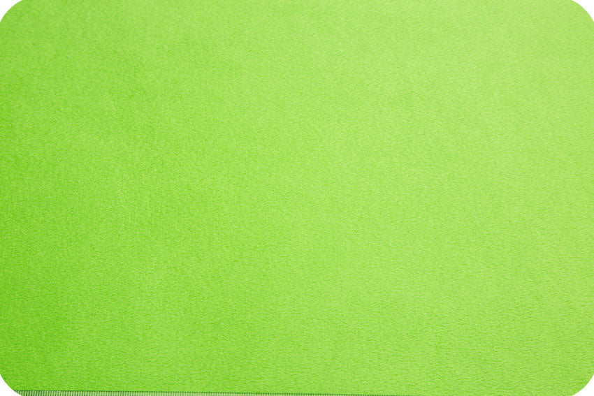 MINKY – 90” Extra Wide  C390 DARK LIME Smooth Cuddle From Shannon Fabrics