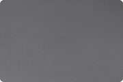 MINKY – 90” Extra Wide  C390 GRAPHITE Smooth Cuddle From Shannon Fabrics