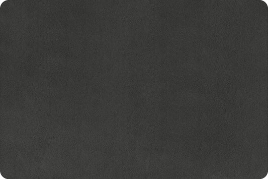 MINKY – 90” Extra Wide  C390 GUNMETAL Smooth Cuddle From Shannon Fabrics