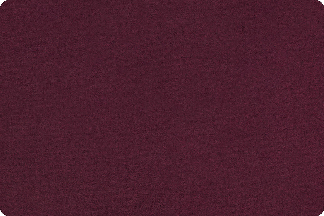 MINKY – 90” Extra Wide  C390 PLUMWINE Smooth Cuddle From Shannon Fabrics