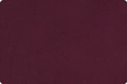 MINKY – 90” Extra Wide  C390 PLUMWINE Smooth Cuddle From Shannon Fabrics
