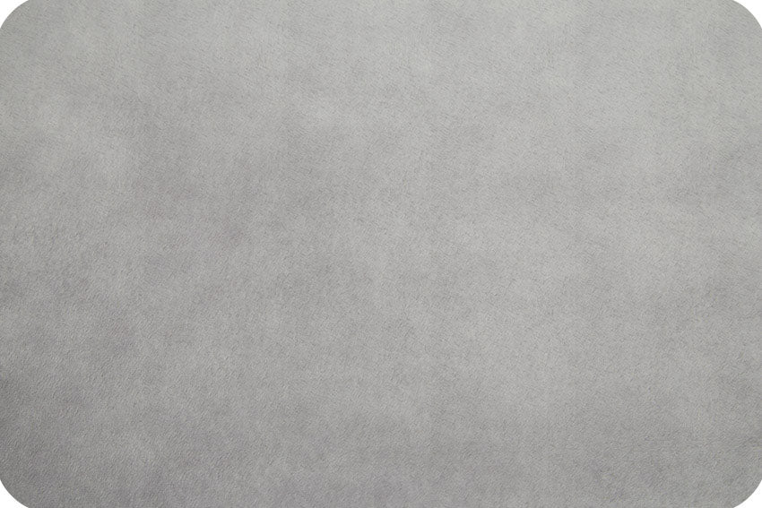 MINKY – 90” Extra Wide  C390 SILVER Smooth Cuddle From Shannon Fabrics