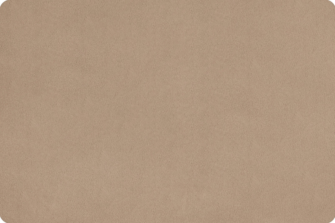 MINKY – 90” Extra Wide  C390 SIMPLY TAUPE Smooth Cuddle From Shannon Fabrics