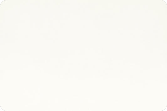 MINKY – 90” Extra Wide  C390 WHITE Smooth Cuddle From Shannon Fabrics