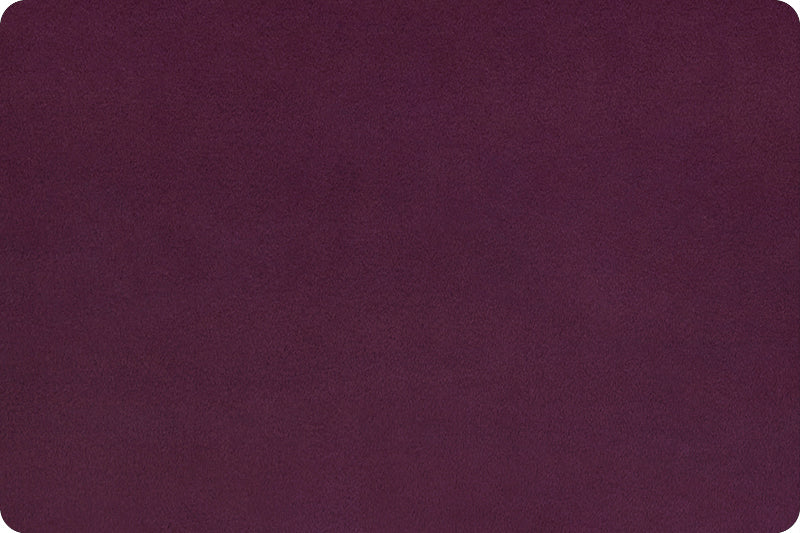 MINKY – 90” Extra Wide  C390 WINEBERRY Smooth Cuddle From Shannon Fabrics