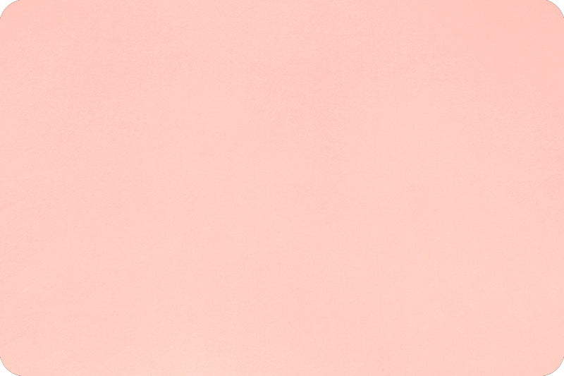 Minky -BABY PINK Solid Cuddle 3 Smooth Minky
