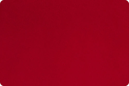 Minky - Cardinal Solid Cuddle 3 Smooth Minky