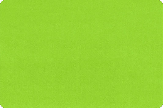 Minky - DARK LIME Solid Cuddle 3 Smooth Minky