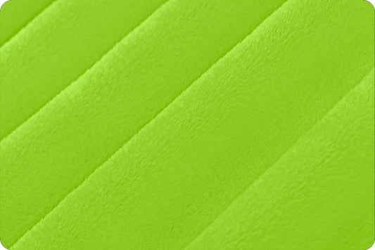 Minky - DARK LIME Solid Cuddle 3 Smooth Minky