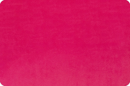 Minky - Fuchsia Solid Cuddle 3 Smooth Minky