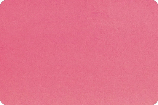 Minky - HOT PINK Solid Cuddle 3 Smooth Minky