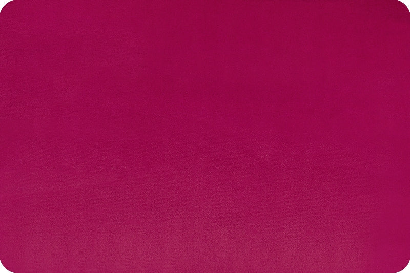 Minky - Magenta Solid Cuddle3 60" Wide Smooth Minky