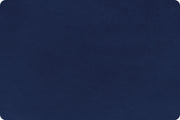 Minky - MIDNIGHT BLUE Solid Cuddle3 60" Wide Smooth Min