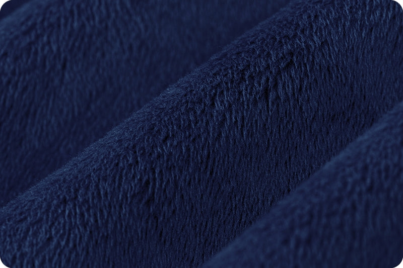 Minky - MIDNIGHT BLUE Solid Cuddle3 60" Wide Smooth Min