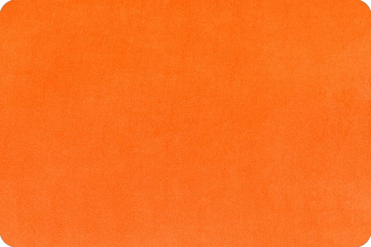 Minky - Orange Solid Cuddle 3 Smooth Minky