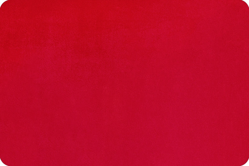 Minky - RED Solid Cuddle 3 Smooth Minky