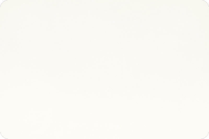 Minky - White Solid Cuddle3 60" Wide Smooth Minky