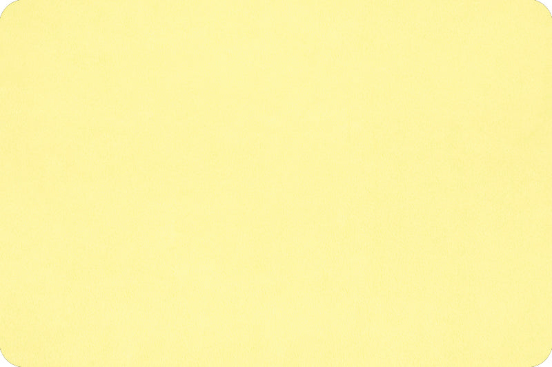 Minky - Yellow Solid Cuddle 3 Smooth Minky