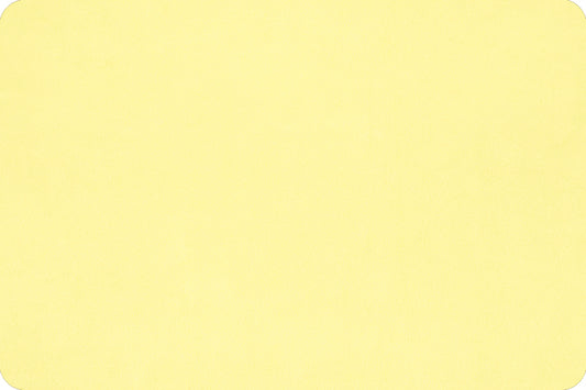Minky - Yellow Solid Cuddle 3 Smooth Minky