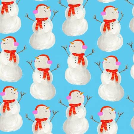 Best in Snow-Man in Blue from the A Swell Noel collection by Freckles and Lollie