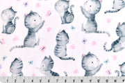 Cloud Cuddle Minky - Are You Kitten Me Cloud Cuddle® Hot Pink Double Sided Minky from Shannon Fabrics