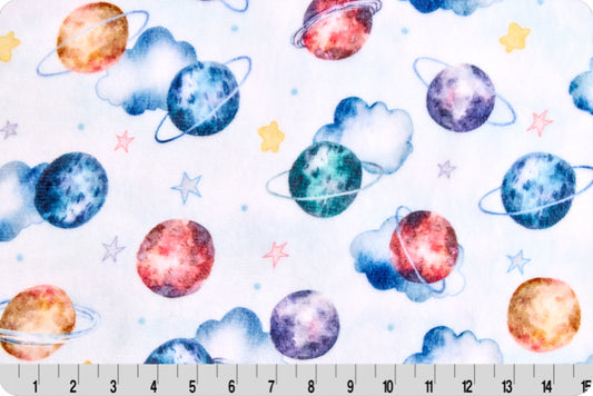 Cloud Cuddle Minky - Dreamy Cosmos Cloud Cuddle Powder Double Sided Minky From Shannon Fabrics