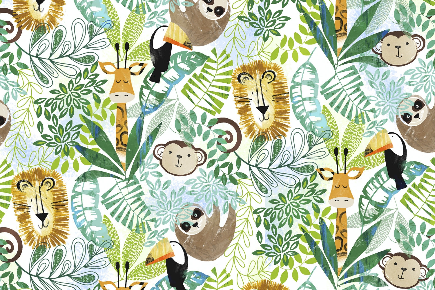 Cloud Cuddle Minky -JUNGLE BOOGIE Cloud Cuddle Multi Double Sided Minky From Shannon Fabrics