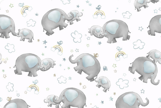 Cloud Cuddle Minky - Little Peanut Cloud Cuddle Blue Double Sided Minky From Shannon Fabrics