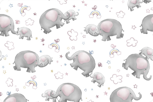 Cloud Cuddle Minky - Little Peanut Cloud Cuddle Rosewater Double Sided Minky From Shannon Fabrics