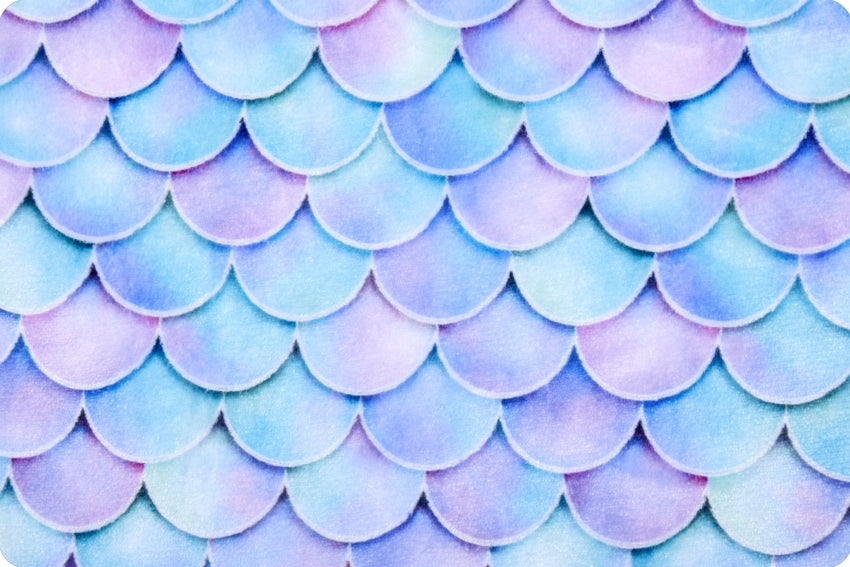 Cloud Cuddle Minky - Mermaid Fin Cloud Cuddle Multi Double Sided Minky From Shannon Fabrics
