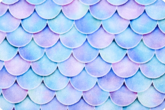 Cloud Cuddle Minky - Mermaid Fin Cloud Cuddle Multi Double Sided Minky From Shannon Fabrics