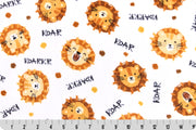 Cloud Cuddle Minky - Rumble And Roar Cloud Cuddle Woodland Double Sided Minky From Shannon Fabrics