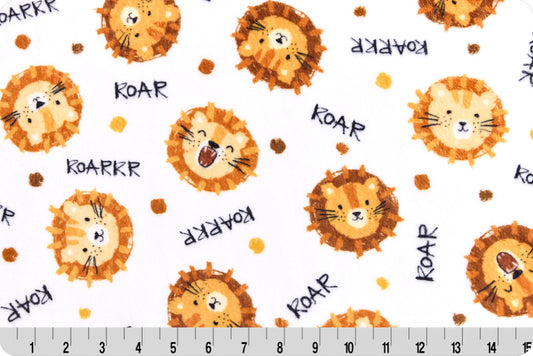 Cloud Cuddle Minky - Rumble And Roar Cloud Cuddle Woodland Double Sided Minky From Shannon Fabrics
