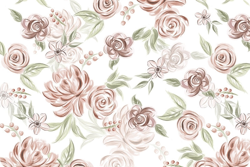 Cloud Cuddle Minky - Sweet Flowers Cloud Cuddle Rose Double Sided Minky From Shannon Fabrics